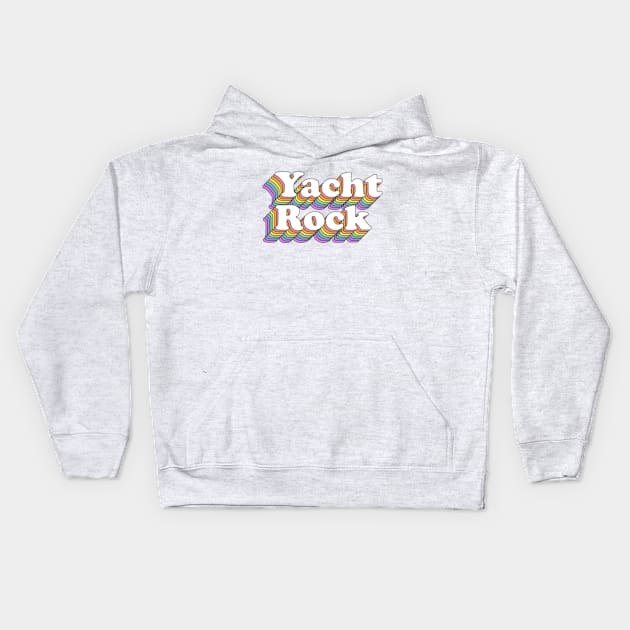 Yacht Rock Kids Hoodie by thriftjd